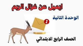 كونكت 4 / اسهل طريقة لكتابة ايميل عن غزال الريم Rhim gazelles