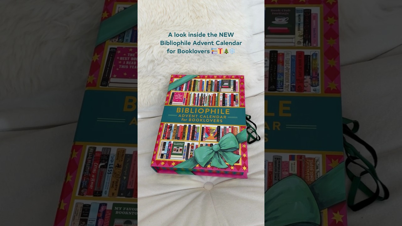 Count down with the Bibliophile Advent Calendar for Booklovers!📚🎁✨ 