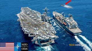 Horrifying Moments! USS Carl Vinson (CVN-70) and Dozens F-18 Arrive in Red Sea