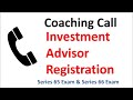 Series 65 & 66 Exams for Investment Advisor Registration