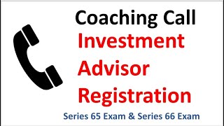 Famous Series 65 Exam and Series 66 Exam Investment Advisor Registration Profile