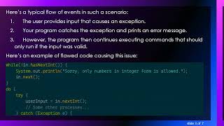 How to Fix a try-catch Issue in a Java do-while Loop