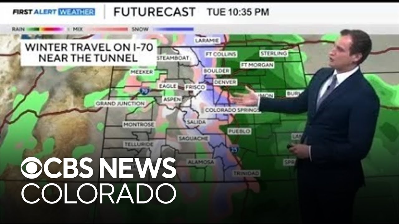 Heavy rain & snow to hit Colorado, several days of rain in Denver - YouTube