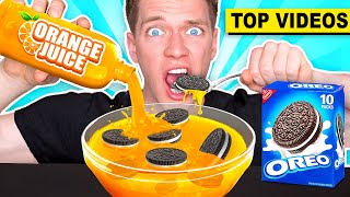 SHOCKING WEIRD Food Combinations People LOVE! *OREOS & ORANGE JUICE* Gross Candy Foods | Collins Key