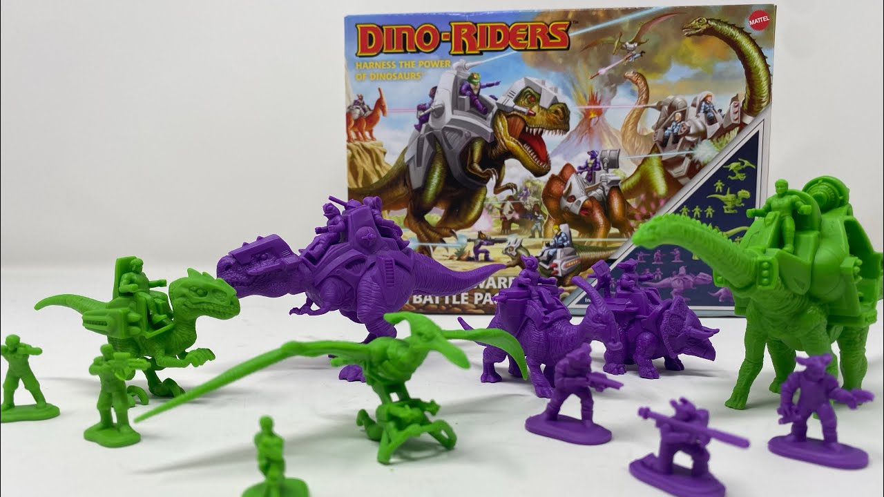 Dino-Riders Rulon Warriors Battle Pack - Entertainment Earth Exclusive  Review!!!