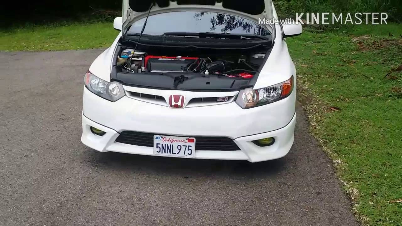 2006 Civic Si walkaround revs - YouTube