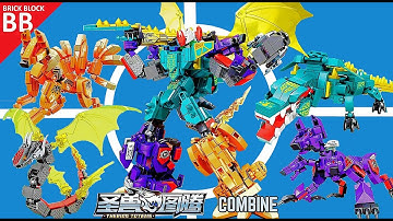 LEGO Combiner Chaos King ⚡️ Unboxing Speed Build How to make a Robot Transformers 4in1 Sembo 103266