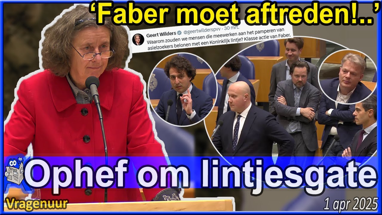 Faber onder vuur om Lintjesgate: Is dit het einde voor de PVV-Minister? - Tweede Kamer