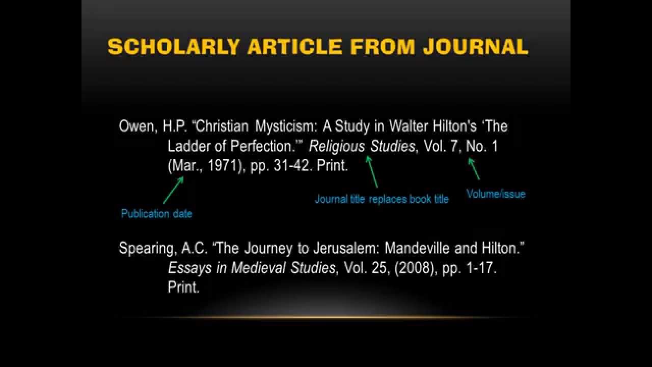 how to do mla citation step by step