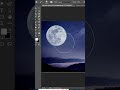 How to Use Moon Brush in Photoshop | Create Realistic Moon Brush Effect 🌙 #photoshop #adobephoto