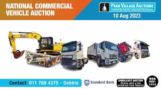 Liquidations Repossessions Auction - Bid Now Closes 10 August 2023 Park Village Auctions
