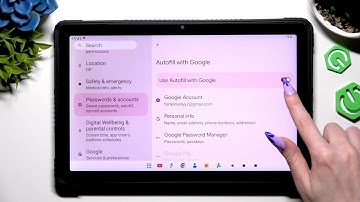 ACER Iconia Tab P11 – How to Turn On or Off Google Passwords Autofill
