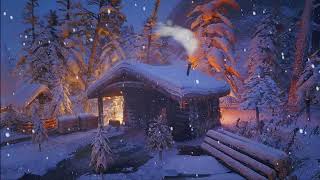 🏡House In Snow Forest - Winter Relaxing Piano Music - Deep Sleep Music - Meditation Yoga Music #35