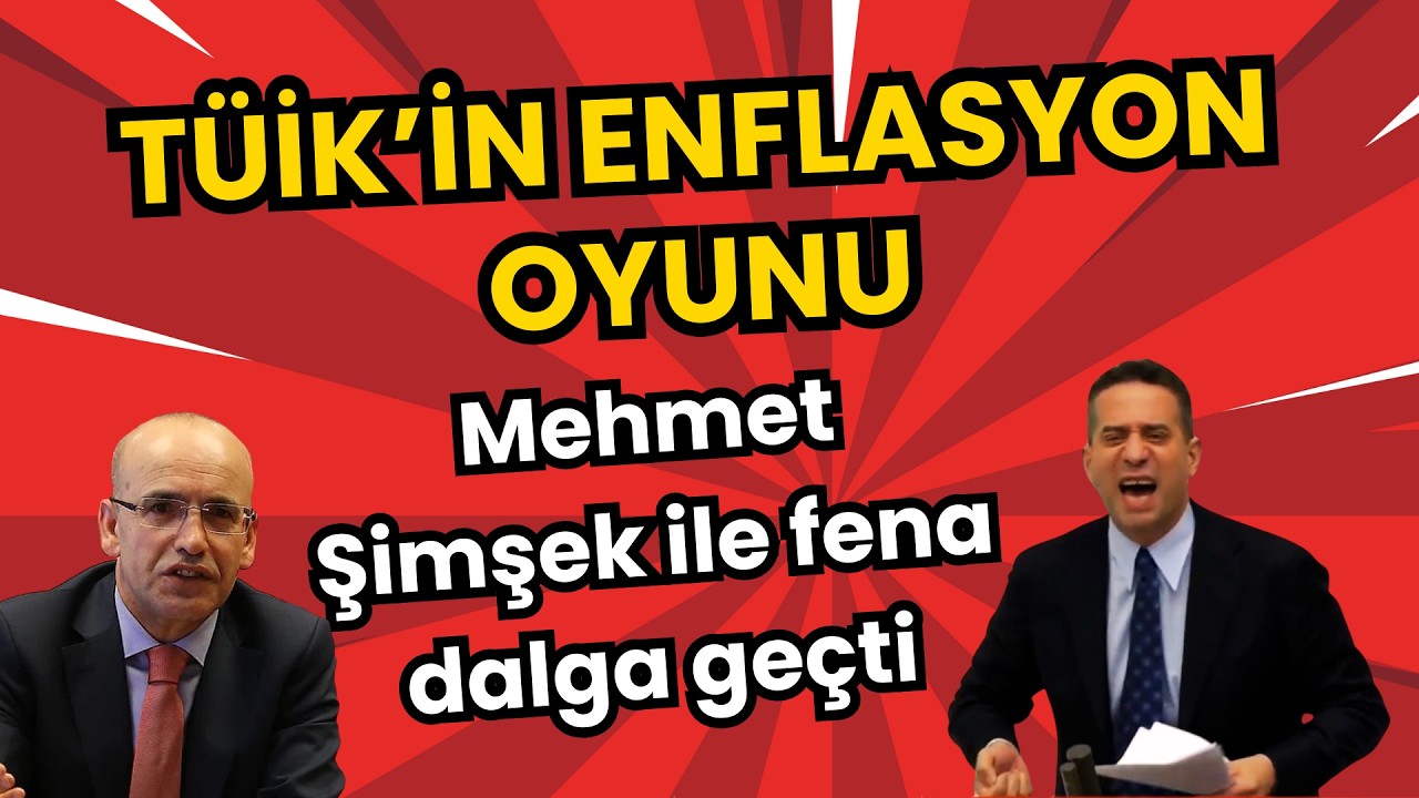 TÜİK’in enflasyon oyunu! Ali Mahir Başarır Mehmet Şimşek’le fena dalga geçti