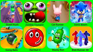 Sonic Boom, Talking Tom Candy Run, Hill Climb Racing, Gummy Bear Run, Run And Gun, Zombie Tsunami screenshot 5