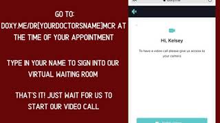 Telehealth Patient Log In