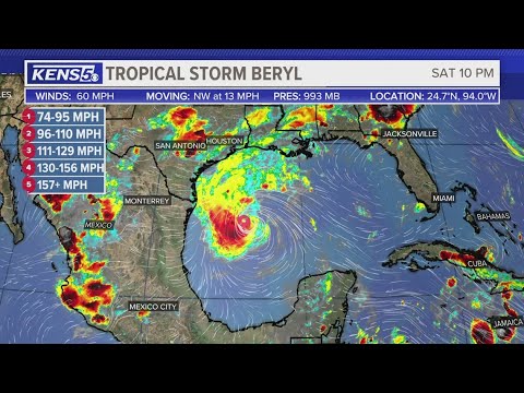 Latest on impact Beryl could have on Texas - YouTube