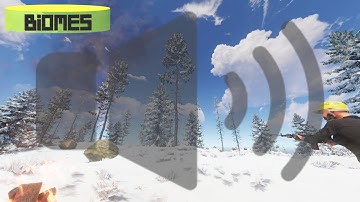 【2021】SNOW background sound｜Rust Sound Effect｜[biome]｜#RustSFX