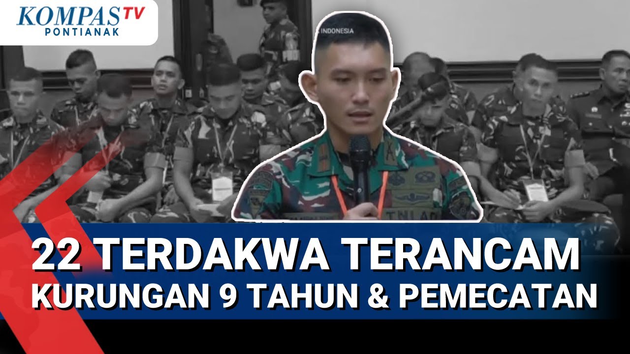 22 Terdakwa Jalani Sidang Penganiayaan Prada Lucky
