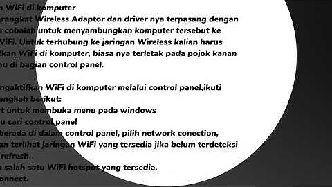 CARA KONEKSI INTERNET MELALUI WIFI DAN GPRS||TUGAS INFORMATIKA
