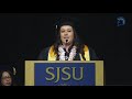 Sjsu lurie college of education and college of humanities 2019 fall commencement speaker