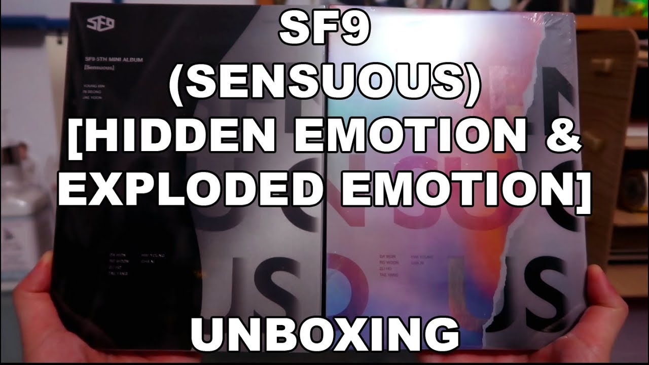 UNBOXING | SF9 - Sensuous (Hidden Emotion & Exploded Emotion Versions ...