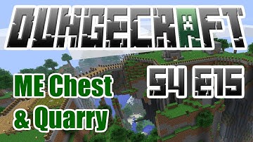 DungeCraft - Tekkit & FTB - ME Storage and Quarry - S4 E15