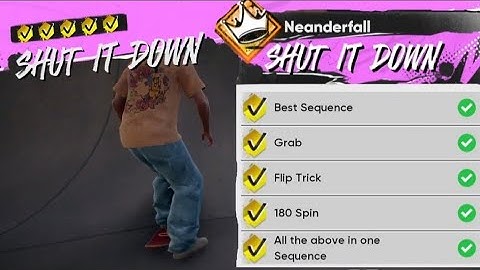 skate 4 - neaderfall challenge - all of the above in one sequence