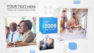 Corporate Cube Timeline - After Effects Template