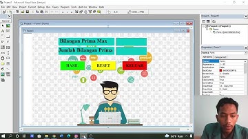 Cara membuat Pemograman Bilangan Prima dan jumlahnya tersebut menggunakan Visual Basic 6.0