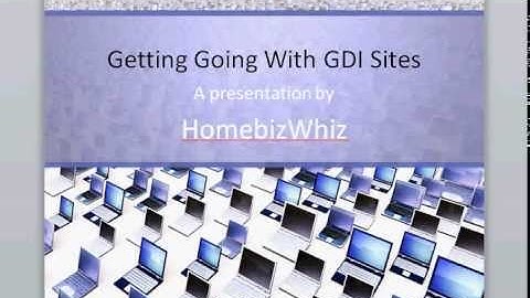 Getting started with Global Domains International (GDI)
