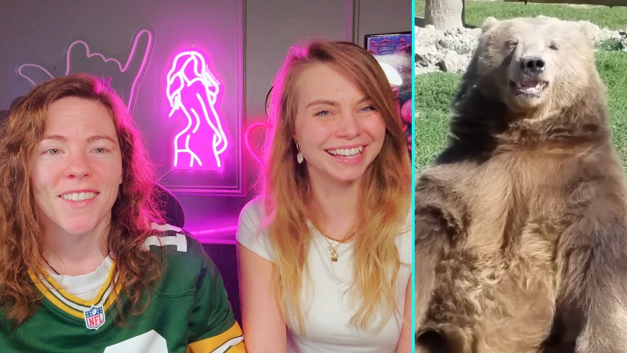 Reacting To FUNNY Animals Videos! Pt 2 - Hailee And Kendra