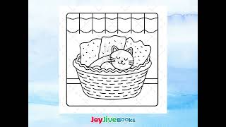 Cozy Cat Moments Coloring Pages Bold Easy Cat Printable 10 Kawaii Cat Coloring for Kids and Adults