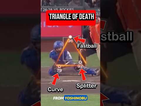Pitching Perfection from Yoshinobu Yamamoto. #mlb #baseball