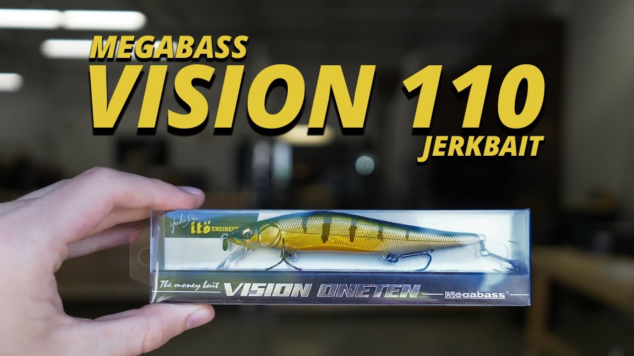 Megabass Vision 110 Jerk Bait Tackle Breakdown 