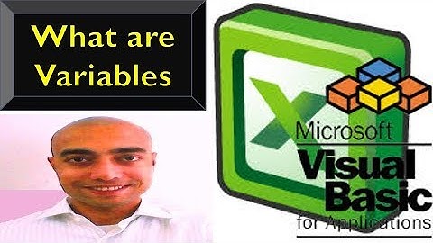 Variables in VBA - Power Programming in VBA Excel - Part 15 - Urdu / Hindi