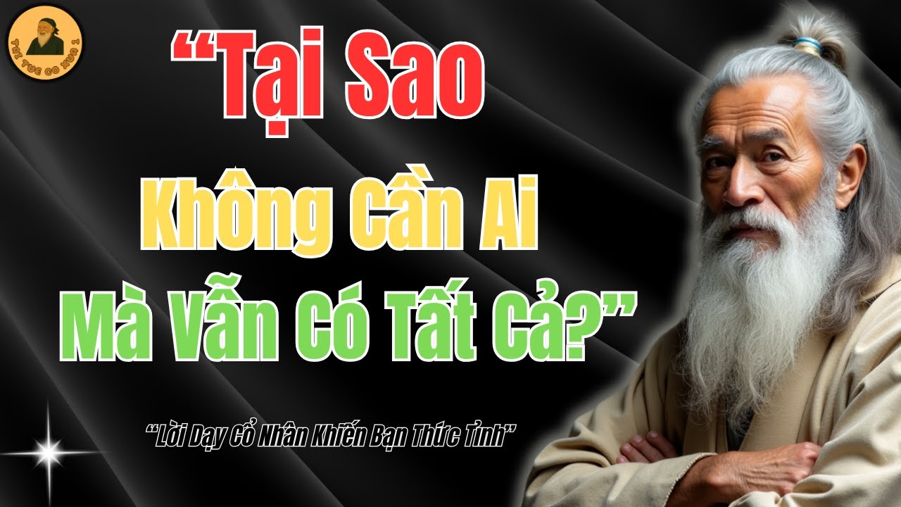 Tại sao không cần ai là ta có tất cả – Qua lời dạy cổ nhân xưa - YouTube