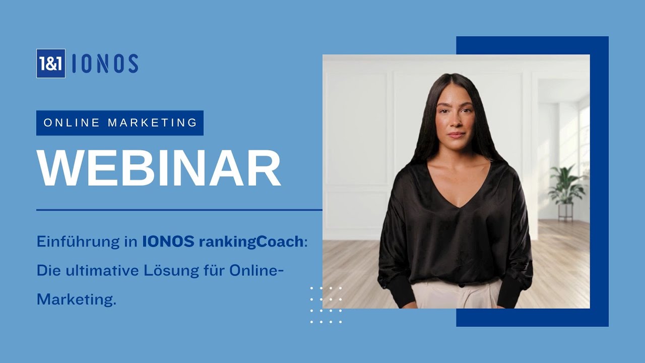 IONOS rankingCoach Einführungswebinar