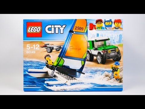 Lego 60149 City 4X4 with Catamaran Speed Build