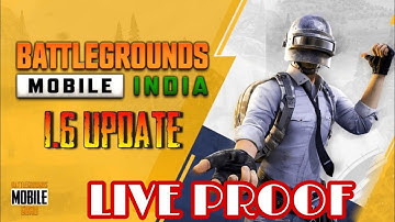 BGMI 1.6 UPDATE KAISE KARE | BGMI 1.6 UPDATE RELEASE | BGMI 1.6 UPDATE WITH LIVE PROOF |