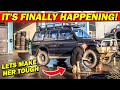 CAN I FIX MY PAJERO? | Fixing Dents + New Tires + Modifying Bull Bar on my Mitsubishi 4x4