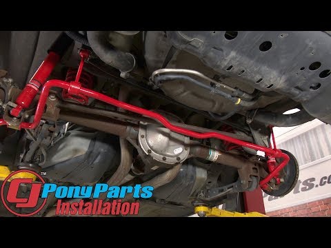 Mustang Pedders Sway Bar Kit Front 35MM and Rear 24MM With Rear End Links 2005-2014 Installation