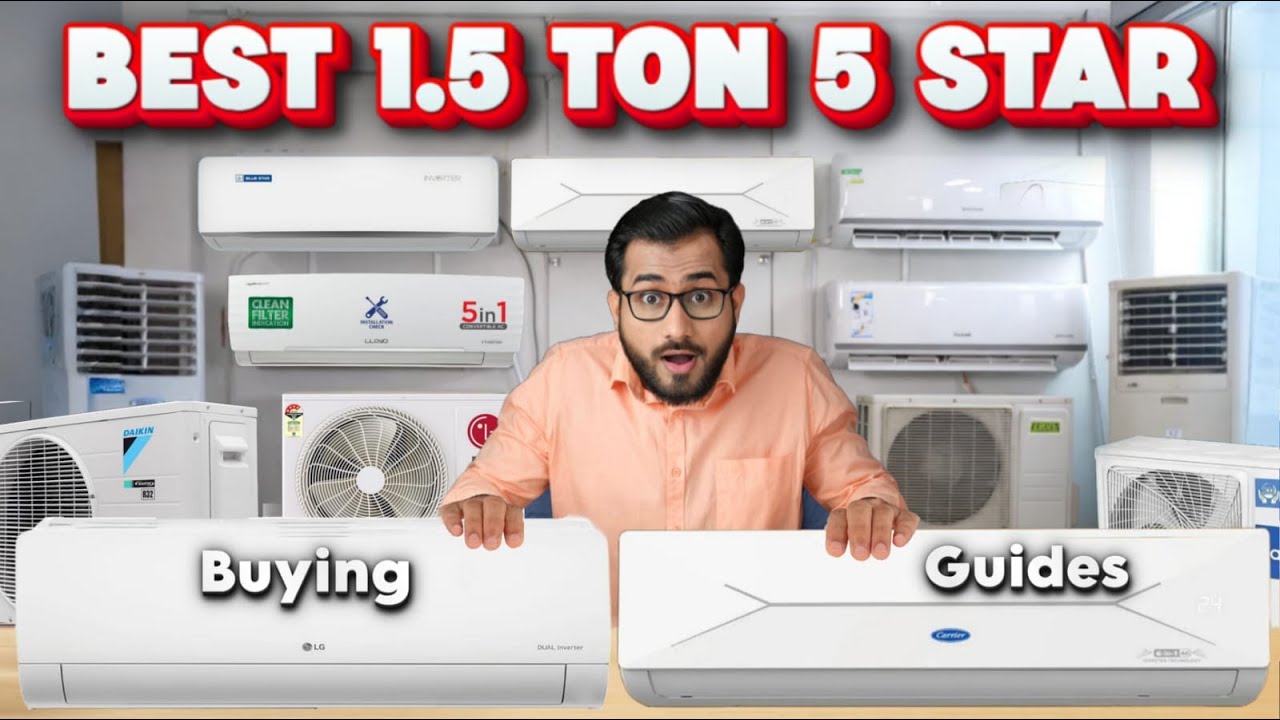 Best 1.5 Ton AC in India 2026 | Best 1.5 Ton 5 Star Inverter AC | AC Buying Guide in 2026