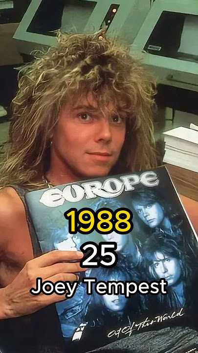 Europe (1988) #nostalgic #80smusic #glamrock #sweden #norway #thenandnow #nostalgia #finalcountdown