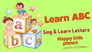 ABC Phonics Song for Kids | Learn the Alphabet 🔤| Happy Kids Planet #abcd