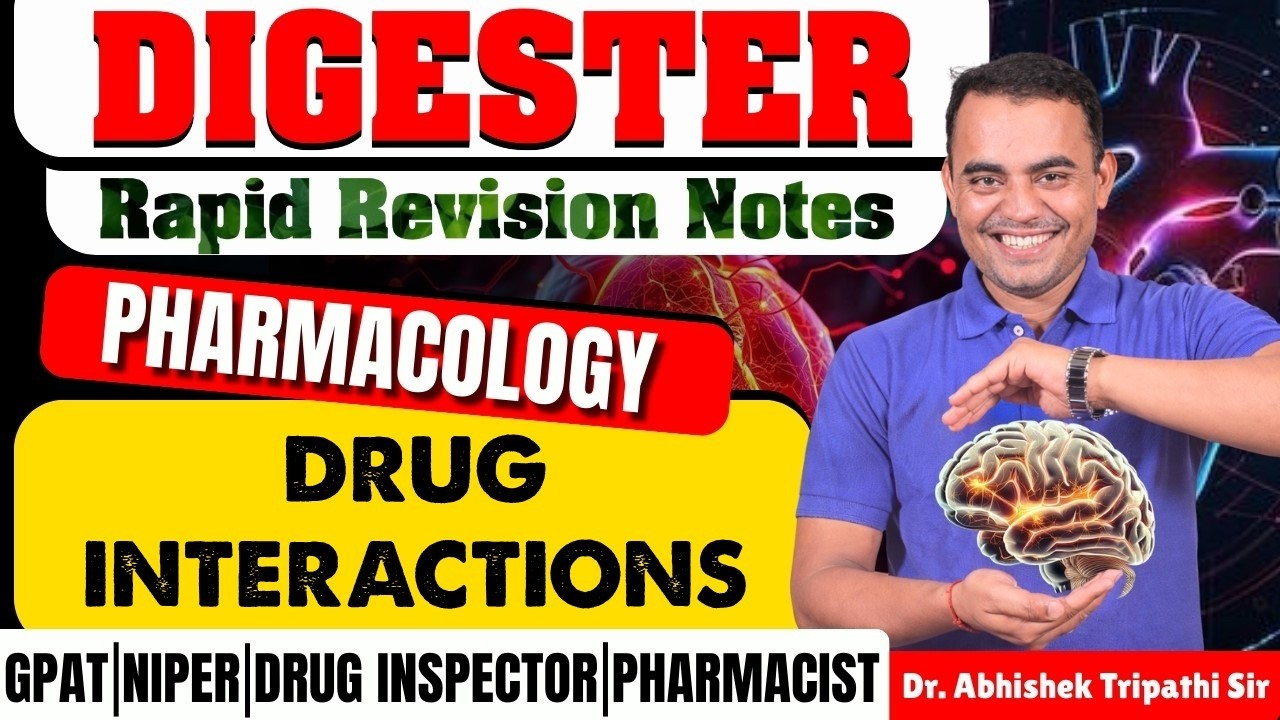 D-130 | Лекарственные взаимодействия - Фармакология | Краткие конспекты для подготовки к GPAT