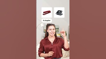 Similar office supplies #learnenglish with #fluentjoy #shorts. #inglesonline #anglaisfacile #inglês