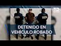 Detienen a hombre por conducir vehículo con reporte de robo en Guadalupe