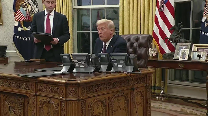 Trump pardons Capitol rioters, signs executive actions