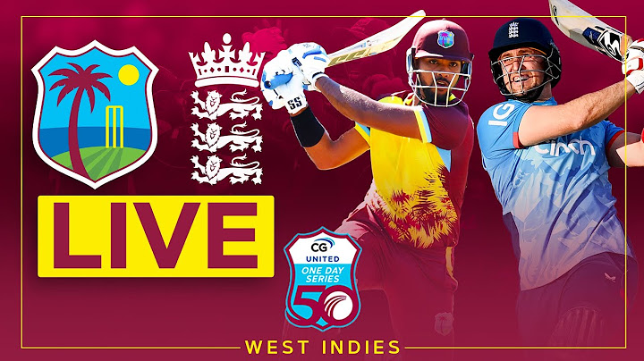 🔴 LIVE | West Indies v England | 2nd CG United ODI